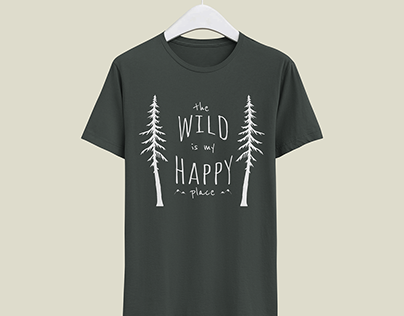 Happy Place t-shirt design