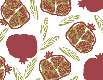 Pomegranate patterns