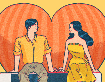 Editorial Illustration #2 - Finding Love