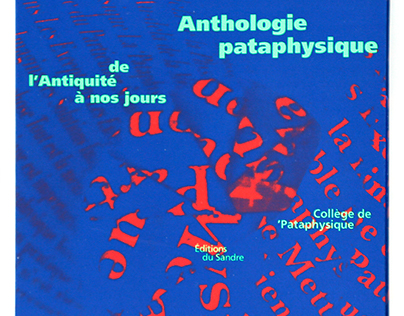 Book cover-Anthologie Pataphysique