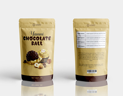 chocolate ball pouch design