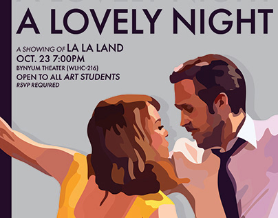"A Lovely Night" Poster Design