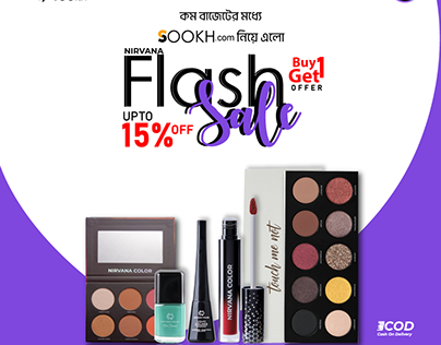 makeup flash sale post designs