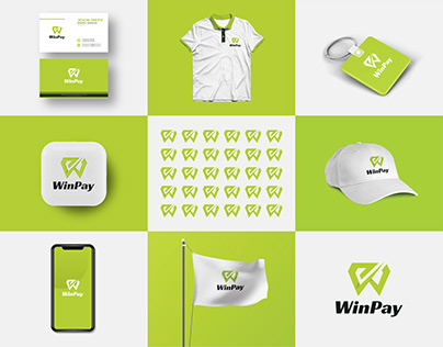 Modern, Minimalistic WinPay Logo Design