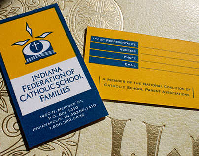 Indiana Federation of Catholic School Families Identity