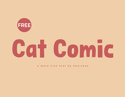 Cat Comic Font free for commercial use