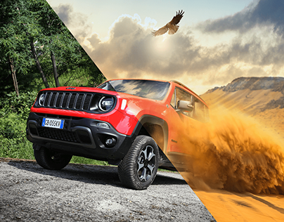 Jeep RENEGADE - photo editing project