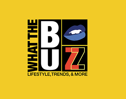 What the buzz | Online magazine logo design