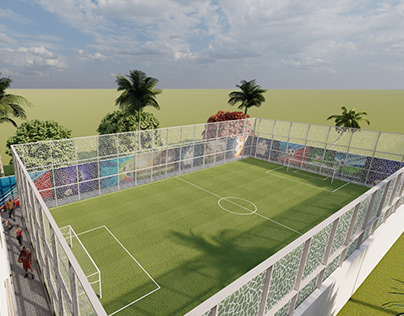 Football Pitch and Recreation Crib