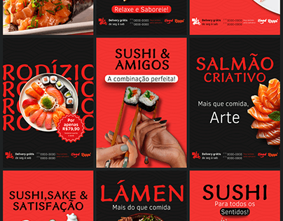 Social Media l Comida Japonesa/Sushi