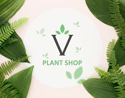 V Plant Shop Brand Identity