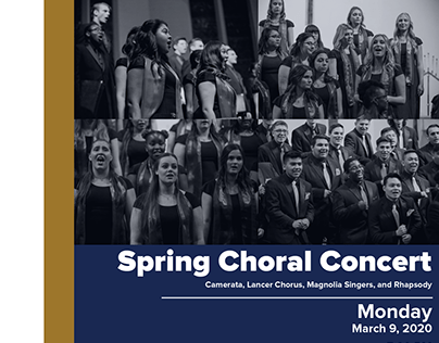 Spring Choral Concert Poster