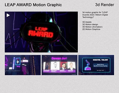 LEAP Award 3d Motion Graphic