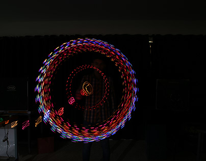 Long Exposure Light Painting Photography
