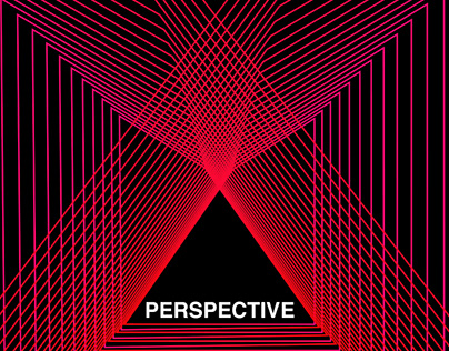 Perspective design with line.