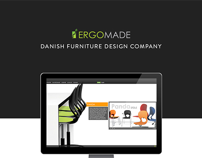 Ergomade - Danish furniture company - Website Design