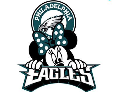 Minnie Mouse Eagles Football Svg Digital Download