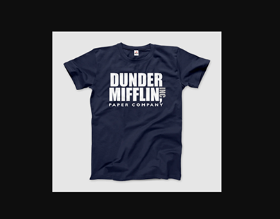 The Office - Dunder Mifflin Paper Company Logo - Black | Photographic Print