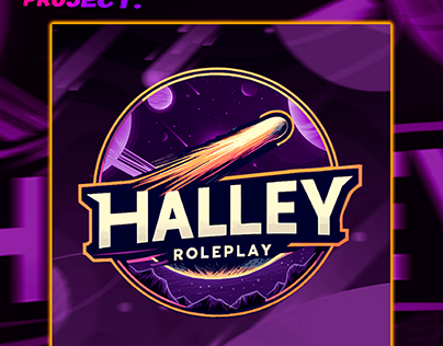 PROJETO LOGO DESIGN FOR GTA RP - HALLEY ROLEPLAY