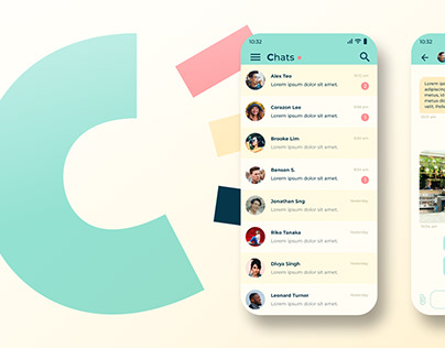 Chatter - Messaging App UI Design