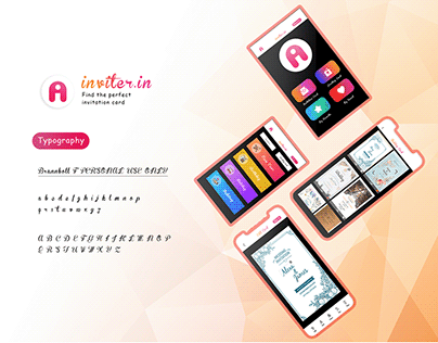 Invitation card maker App Design, instagram storry make