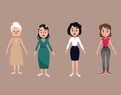 character design " Different Ages"