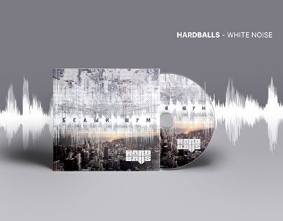 Дизайн CD диска и диджипака для рок-группы HARDBALLS