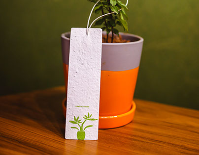 Plantable Seed Paper Bookmarks