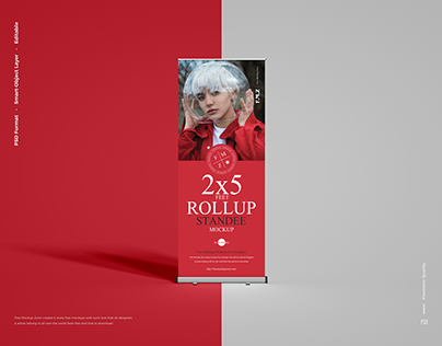 Free Rollup Standee Mockup