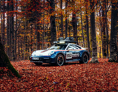 Porsche 911 Dakar in Autumn
