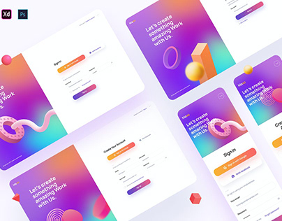 Maxo – Creative Sign in & Sign Up template