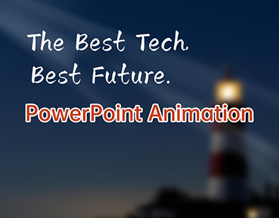 PowerPoint animation with images and phrase