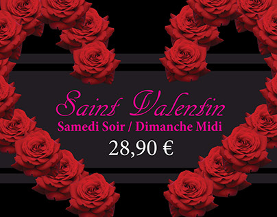 Affiche "Saint Valentin"