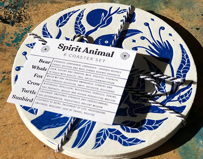 Spirit Animal Coasters
