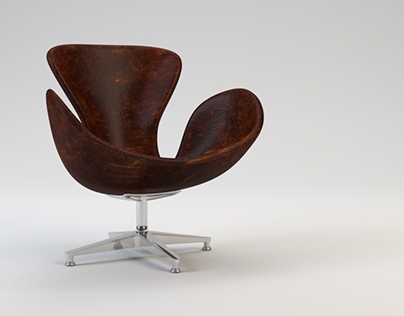 Swan Chair. Leather