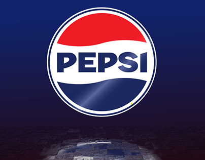 Glitchy Pepsi logo