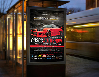 CUSCC Auto Show Poster