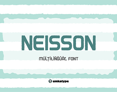 Neisson - Eroded Display Font