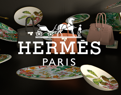 Hermes's Table wares and Birkin Bag Advertisement