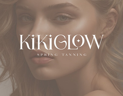 Beauty Logo | Spray Tanning | Kikiglow Logo Design