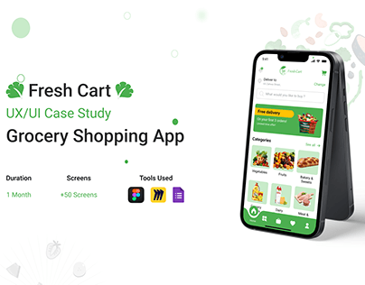 Grocery Shopping App UX/UI Case Study