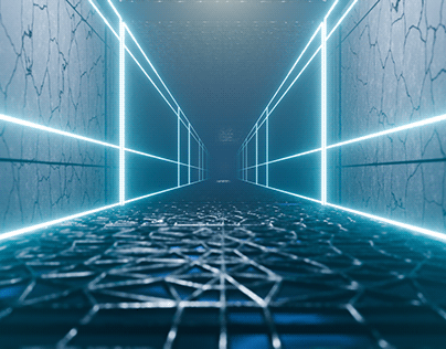 Endless Descent: A Sci-Fi Tunnel Flythrough