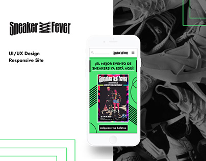 Diseño Ux Ui para el micro sitio Sneaker Fever