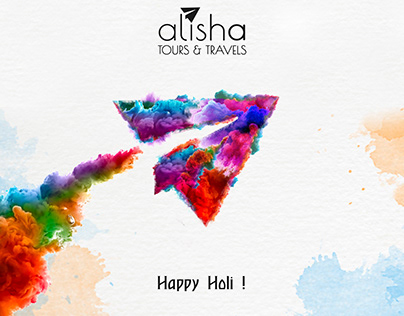 Holi Mailer For Alisha Travels