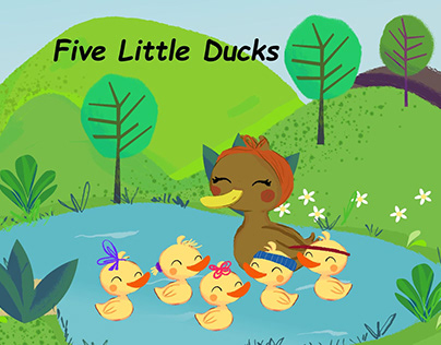 Five Little Ducks | Nursery Rhyme