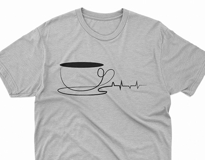 Unique coffee life Tshirt Design