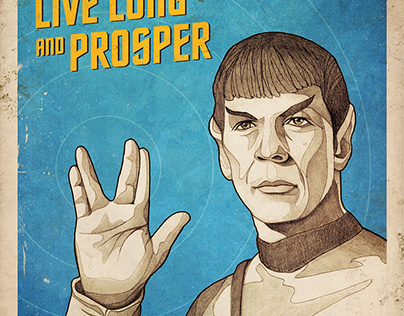 Star Trek TOS - Spock poster design