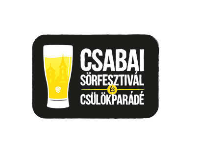 Csabai Sörfesztivál logo design