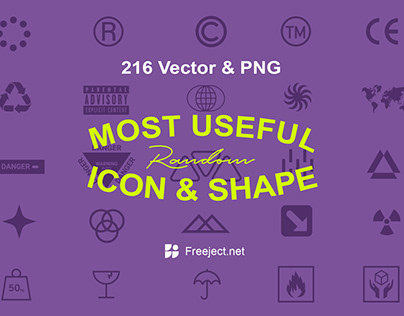 Most Useful Random Icon & Shape (Free DEMO)