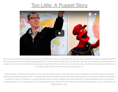 Too Little: A Puppet Story